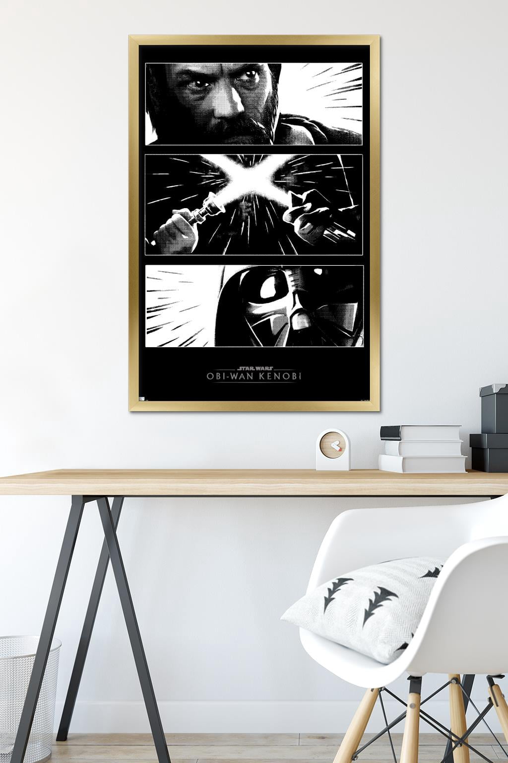 Star Wars: Obi-Wan Kenobi - Panels Wall Poster, 22.375" x 34" Framed