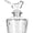 Bird Shaped Snap Cover, variant on REGALWOVEN 2Pcs-Decorative Glass Jars with Ornate Glass Stoppers Elegant Home Decor, Essential Oil Vials Crown Base 2.8"L x 2.8"W x 5.9"H