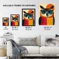 thumbnail image 3 of Artery8 Owl Bird Shades Sunglasses Fun Colourful Painting For Living Room Extra Large XL Wall Art Poster Print, 3 of 5