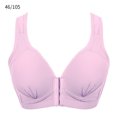 thumbnail image 1 of Sujetador Inalámbrico Transpirable Hebilla Frontal Correa Ancha Ropa Interior Delgada para Mujer Niña, Gris Rosa, 46/105 Methold AP001203-24, 1 of 7
