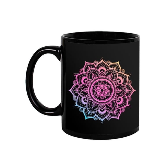 Mandala With Floral Patterns Mug Unisex's -Image by Shutterstock