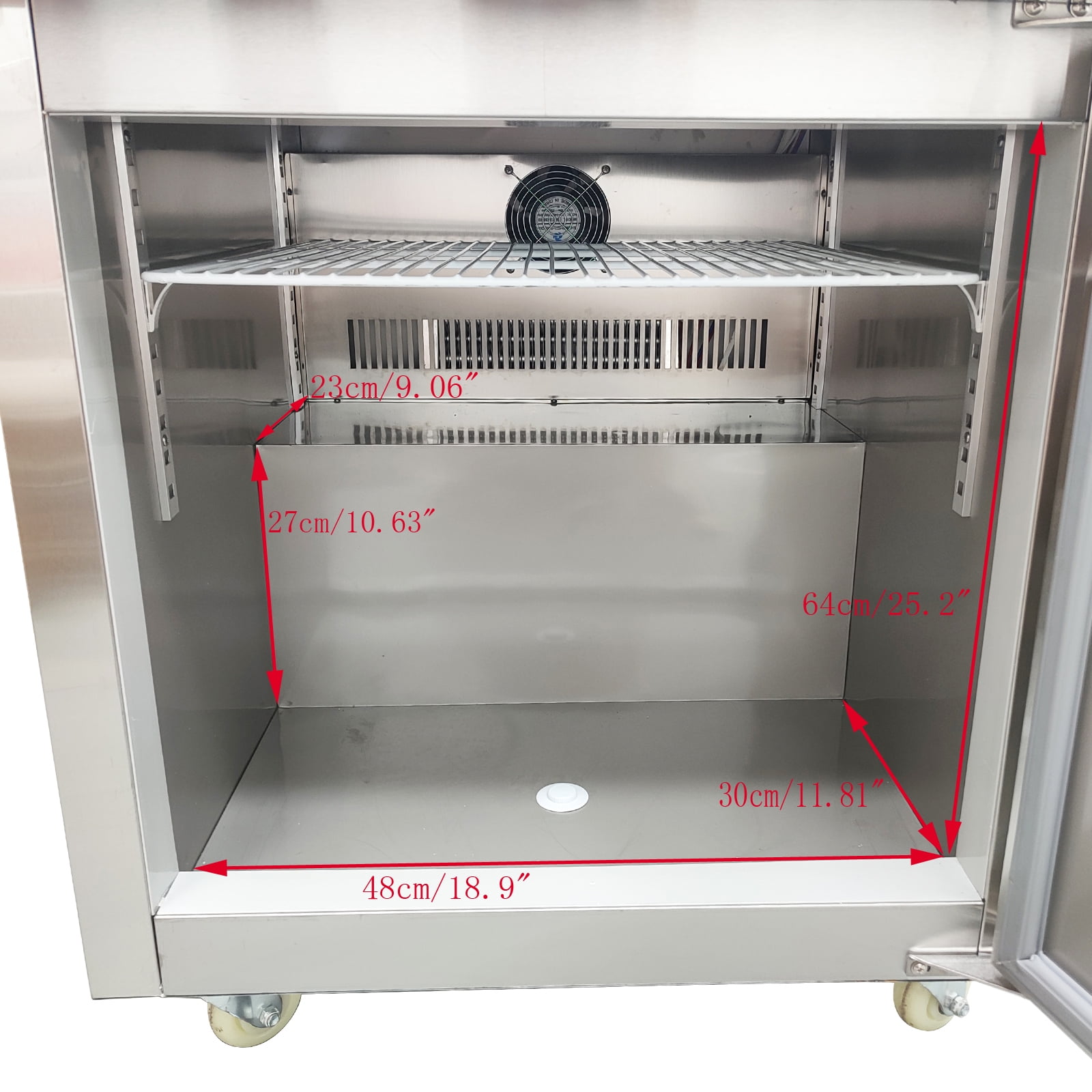 Commercial Sandwich Salad Prep Table Counter Refrigerator Pizza Bar Fridge