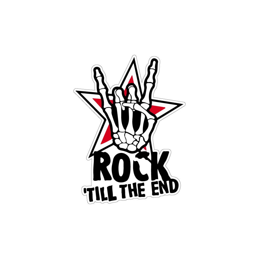Pegatinas: Rock Till The End