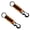A-Orange, variant on Paracord Keychain Carabiner Clip, D Ring Lanyard Hanger Stroller Hook for Water Bottle, Key, Backpacks, Men, Women A-Orange