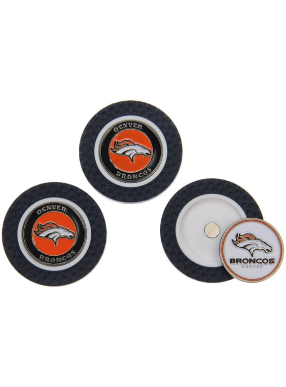 Denver Broncos 3-Pack Poker Chip Golf Ball Markers