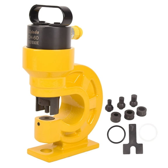 LCyindu Hydraulic Hole Punching Tool CH-60 31T Hole Digger Force Puncher Smooth Hole Puncher for Iron Plate Copper Bar Aluminum Stainless Steel