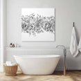 thumbnail image 3 of Black Grey Eucalyptus Leaves Wall Art Painting on Canvas, Spring Summer Botanical Floral Canvas Art Home Prints Wall Art Framed Modern Artwork for Living Room Bedroom Wall Decor 12x12in, 3 of 9