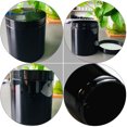 thumbnail image 3 of FENGGUIQU 12Pcs Black Plastic Cosmetic Jars Leak Proof Cream Lotion Storage Containers, 3 of 4