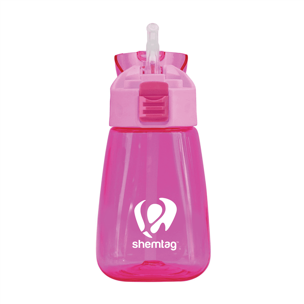 Shemtag Toddler Water Bottle 11.5oz with staw and lid BPAFREE