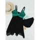 thumbnail image 4 of Traje de baño tankini de dos piezas con estampado de malla y control de abdomen para mujer, 4 of 7