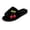 Black, variant on KEVCHE Womens Fuzzy Slippers , Warm Plush Interior with Non-Slip Tread , Indoor Outdoor House Shoes
