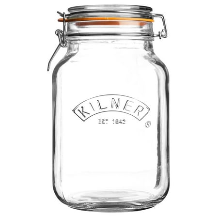 Top Square Glass Jar | 1.5L No Color