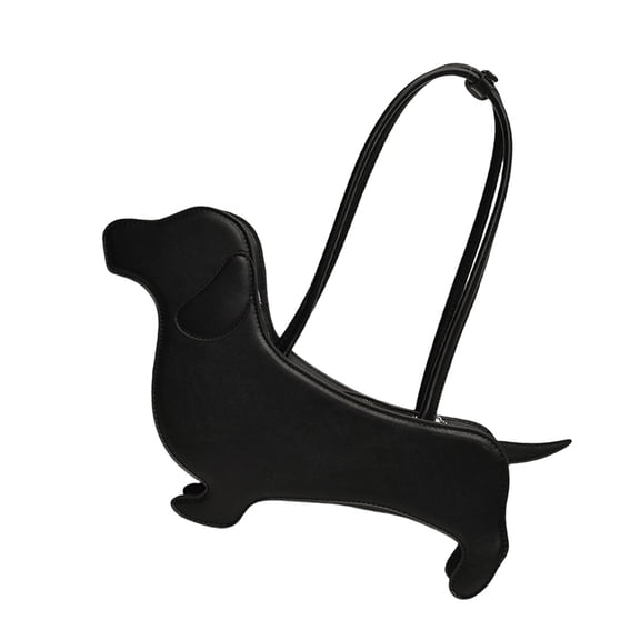 Unique Dachshund Designs Shoulder Bag PU Leather Handbag Underarm Purse for Dog Lover And