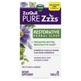 thumbnail image 3 of ZzzQuil PURE Zzzs, Restorative Herbal Sleep, Melatonin Free Plant-Based Sleep Aid, Valerian Root, Hops & Passion Flower, Sleeping Aid for Adults, 20 Tablets, 3 of 10