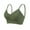 Green, variant on XMMSWDLA Women's Cross Back Sports Bras Ruched Sports Bra Medium Support Removable Padded Yoga Bra for Workout Running Sleeping Bras for Women