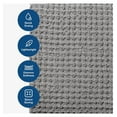 thumbnail image 6 of Supima Waffle Bath Sheet – Quick Dry Oversized Bath Towel for Bathroom – 100% USA-Grown Cotton, Lightweight & Absorbent – Denim Blue, 38" x 67", 6 of 9