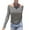 502_White, variant on Women's Long Sleeve Striped T Shirt Slim Fit Crew Neck Crop Top Fall Clothing Pullover