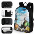 thumbnail image 3 of Palworld Adventure Backpack Daypack Student School Bag Bookbag Satchel Multipurpose Large-Capacity Rucksack Travel Bag For Teen Adult, 3 of 5