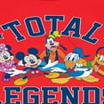 thumbnail image 3 of Mickey & Friends - Total Legends - Youth Long Sleeve Graphic T-Shirt, 3 of 5