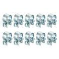 thumbnail image 1 of Unique Bargains 10Pack Mini Fuel Line Pipe Hose Clamp Clip, Adjustable 11-13mm, Zinc Plated, 1 of 5