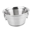 thumbnail image 5 of yotijay Rice Sieve Bucket Lightweight Rust Resistant Solid Vegatable Basins Water Medium, 5 of 9