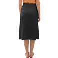 thumbnail image 6 of Amazhiyu Womens Pure Linen Summer Beach Midi Side Wrap Slit Skirt Causal, 6 of 8