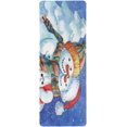 thumbnail image 2 of RYLABLUE Snowmen Couple with Snow Forest Christmas Theme Extra Extended Large Gaming Mouse Pad Mat Desk Pad Keyboard Mat 31.5x12 inch, 2 of 3