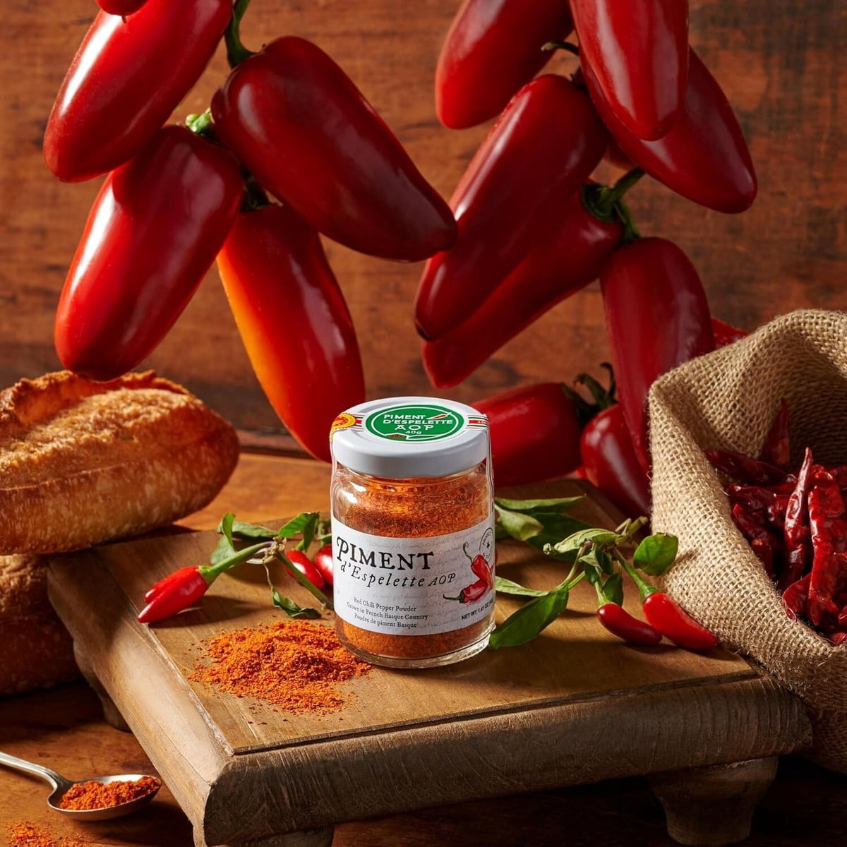 Hania Organic Espelette Pepper Powder – 8 oz (250 g) Premium Spanish Chili Spice