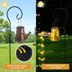 thumbnail image 5 of Luz de regadera solar 36 LED Lámpara de cuerda de hervidor solar IP55 Luz de cascada solar a prueba de agua Metal Retro Jardín Colgando Aspersor Luz de hadas para patio Patio Decoración de boda, 5 of 11