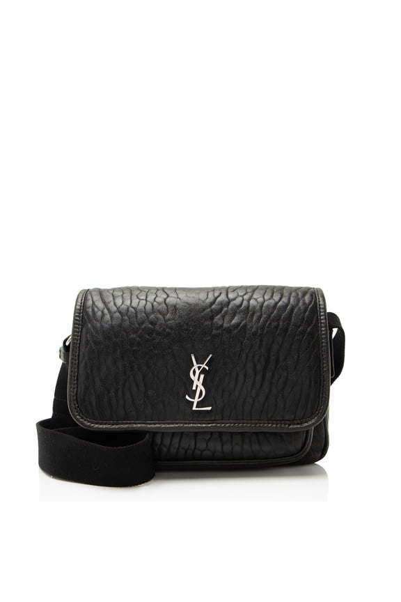 Pre-Owned Saint Laurent Grained Lambskin Niki Small Messenger