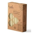 thumbnail image 5 of Hyoola, 6 Hour Handmade All Natural Beeswax Taper Candles - White Unscented (12 Pack), 5 of 6