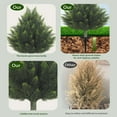 thumbnail image 4 of Artificial Pyramidal Cedar Stakes(2 Pack), UV Resistant Outdoor Topiary Trees for Yard and Garden Decor, 4 of 7