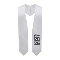 Endea Graduation Silver Class of 2025 Graduation Stole/Sash with Classic Tips