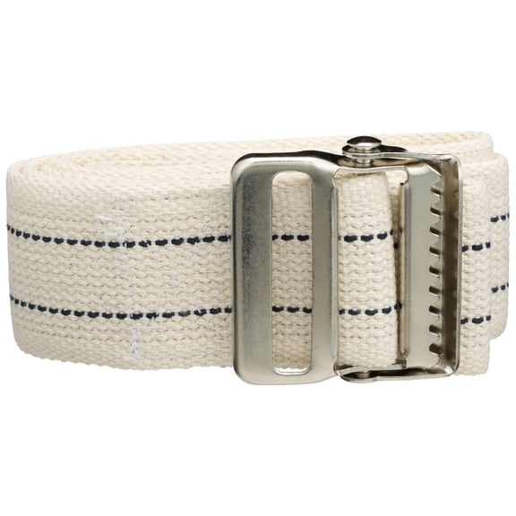 McKesson Gait Belt for Mobility, Transfer Aid for Caregiver - White, 60 in, 1 Ct