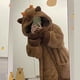 thumbnail image 4 of Disfraz de Cosplay de Capybara para adultos, pijamas de dibujos animados de Halloween, camisón de Anime, Onesie Kigurumi de unicornio, ropa de dormir de invierno, 4 of 5