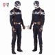thumbnail image 4 of Nuevo disfraz de capitán estadounidense para cosplay de Steven Rogersing, conjunto con casco, pantalones y cinturón para Halloween y carnaval, hecho a medida, 4 of 5