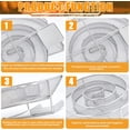 thumbnail image 5 of Cold Smoke Generator Round Stainless Steel Smoker Tray for Kettle Barbecue Bacon Fish Meat Pork Cheese Meat, Hot or Cold Smoking on Grill & Smoker, 5 of 7
