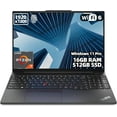 thumbnail image 1 of Lenovo ThinkPad E16 Ordinateur Portable Professionnel 16,0 Po Écran WUXGA (AMD Ryzen 7 7735U, 16 Go DDR5, 512 Go PCIe SSD, AMD Radeon 660M, Clavier Rétroéclairé, Lecteur d'Empreintes Digitales, Thunderbolt 4, Win 11 Pro), 1 of 9