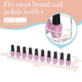 thumbnail image 2 of Estante de pared para esmaltes de uñas FEMELI, 6 estantes para 66-90 botellas, 2 of 6
