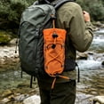 thumbnail image 3 of TTJ Gifts Shoulder Strap Water Bottle Carrier Pouch Waterproof Crossbody Bottle Bag Phone Pocket Outdoor Hiking Cycling Travel Running Adjustable Sling Bottle Holder, 3 of 7
