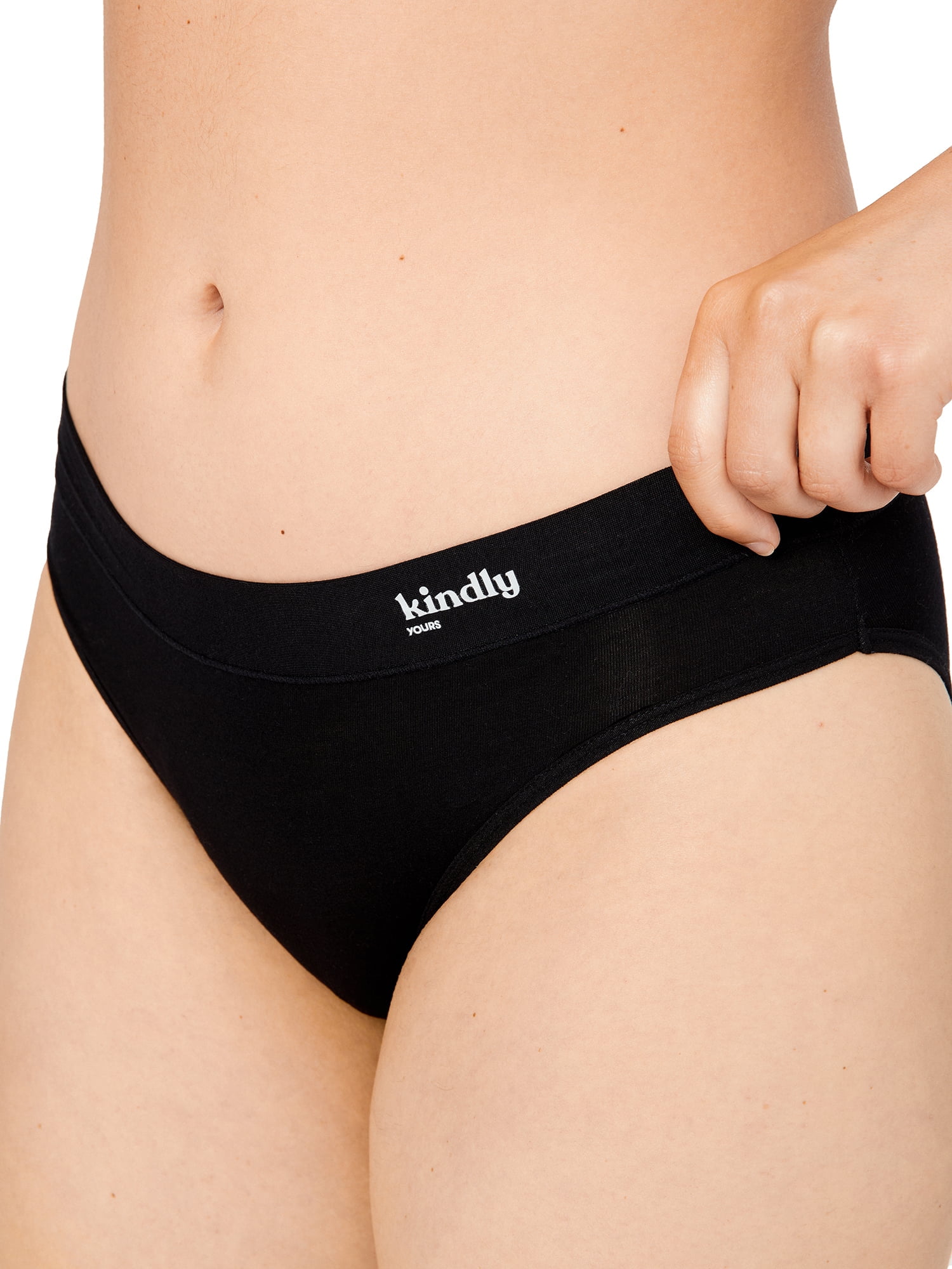 Kindly Yours Women's Comfort Modal Bikini Underwear, 2-Pack