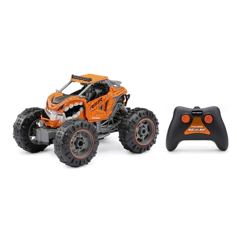 New Bright Polaris RZR Remote Control ATV, 1:18 Scale, Orange