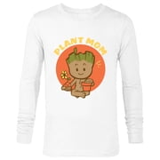 Marvel Groot Plant Mom Gardening Birthday Mother’s Day - Long Sleeve T-Shirt for Men - Customized-White