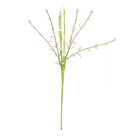 Sktrjpolfis Plastic Easter Simulation Berry Branch Green Water Grass DIY Flower Arrangement Home Decor
