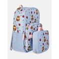 thumbnail image 3 of Wonder Nation Girl's 17" Cappy Berry Capybara Backpack & Lunch Set, Blue, 3 of 5