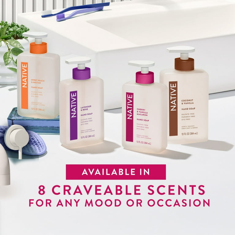 セレナイト3色シェルセット♡♡No.1915 Native Cherry & Vanilla Macaron Liquid Hand Soap 13OZ - Walmart.com