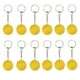 thumbnail image 5 of 12 piezas Pickleball llavero colgante juguete bola llavero metal llavero bolsa colgante Amarillo, 5 of 8