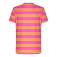 thumbnail image 4 of yillto Big and Tall Tshirts for Mens Striped Printed Crewneck Short Sleeve Shirt Althetic Workout Tops, 4 of 5