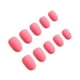 thumbnail image 1 of Qarigey 24 piezas de prensa mate de cabeza redonda pequeña en las uñas DIY uñas acrílicas artificiales Juegos de manicura 10 rosa, 1 of 4