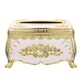 thumbnail image 1 of Retro Tissue Box Holder Delicate Tissue Box Luxury Napkin Box Desktop Decoration, 1 of 9